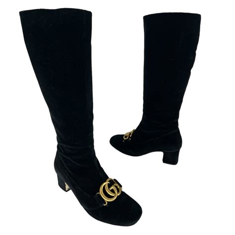 gucci victoire marmont boot|gucci knee high boots price.